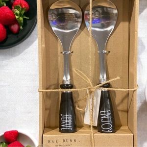 Rae Dunn Serving Spoons | ENJOY & SERVE